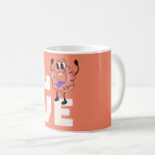 Donut Liebe Kaffeetasse (VorderseiteRechts)