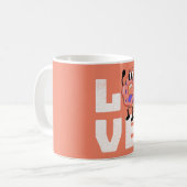 Donut Liebe Kaffeetasse (Vorderseite Links)