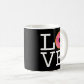 Donut Liebe Kaffeetasse (VorderseiteRechts)