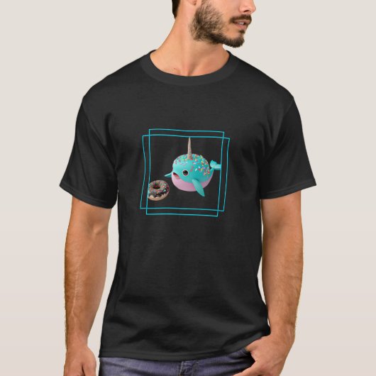 Donut liebend nwhal T-Shirt (Vorderseite)