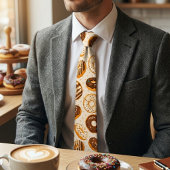 Donut-Liebhaber-Muster  Krawatte