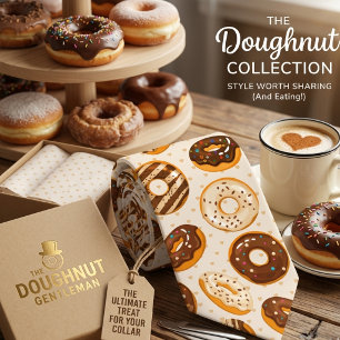 Donut-Liebhaber-Muster Krawatte
