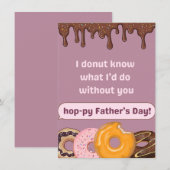 Donut Limited Father's Day Edition Einladung (Vorne/Hinten)