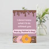 Donut Limited Father's Day Edition Einladung (Stehend Vorderseite)