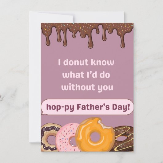 Donut Limited Father's Day Edition Einladung (Vorderseite)