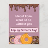 Donut Limited Father's Day Edition Einladungspostkarte (Vorderseite)