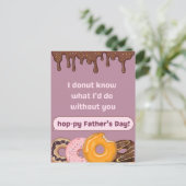 Donut Limited Father's Day Edition Postkarte (Stehend Vorderseite)