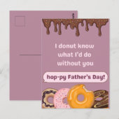 Donut Limited Father's Day Edition Postkarte (Vorne/Hinten)