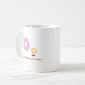 Donut-Loch Liebe Kaffeetasse (Vorderseite Links)
