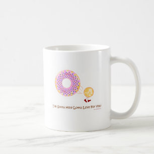 Donut-Loch Liebe Kaffeetasse