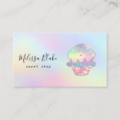 donut logo pastel colors background visitenkarte (Vorderseite)