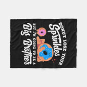 Donut Lose Your Sprinkels I'm Going To Be A Big Br Fleecedecke (Vorderseite (Horizontal))