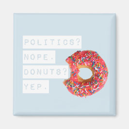 Donut Lover Magnet Blue