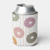 Donut Lover Muster - Pastellfarben, Sprinkles & St Dosenkühler (Kanne Vorderseite)