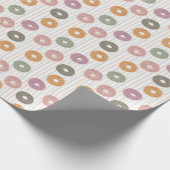 Donut Lover Muster - Pastellfarben, Sprinkles & St Geschenkpapier (Ecke)