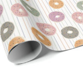 Donut Lover Muster - Pastellfarben, Sprinkles & St Geschenkpapier (Rolleneckpunkt)