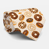 Donut Lover Pattern  Krawatte (Gerollt)