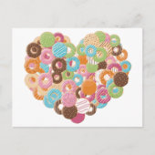 Donut Lover Postkarte (Vorderseite)