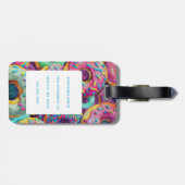 Donut Luggage Tags Gepäckanhänger (Rückseite horizontal)