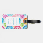 Donut Luggage Tags Gepäckanhänger (Rückseite horizontal)