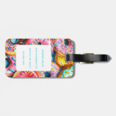 Donut Luggage Tags Gepäckanhänger (Rückseite horizontal)