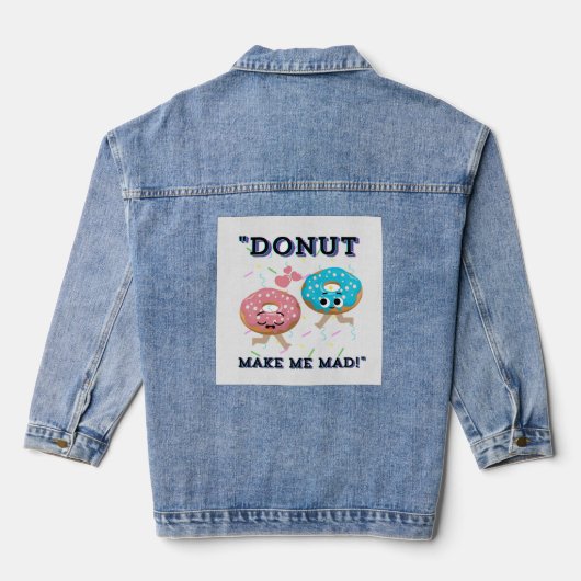 DONUT MACHT MICH MAL JEANSJACKE (Rückseite)