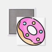 Donut Magnet (Vorderseite/Rückseite)
