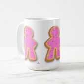 Donut Meeple Fun Board Game Piece Art Look Kaffeetasse (Vorderseite Links)