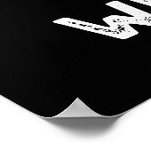 Donut Mess mit mir lustige Lebensmittel Puppe dunk Poster (Ecke)