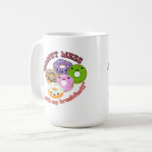 DONUT MESSWITH my BREAKFAST Kaffeetasse (Vorderseite Links)