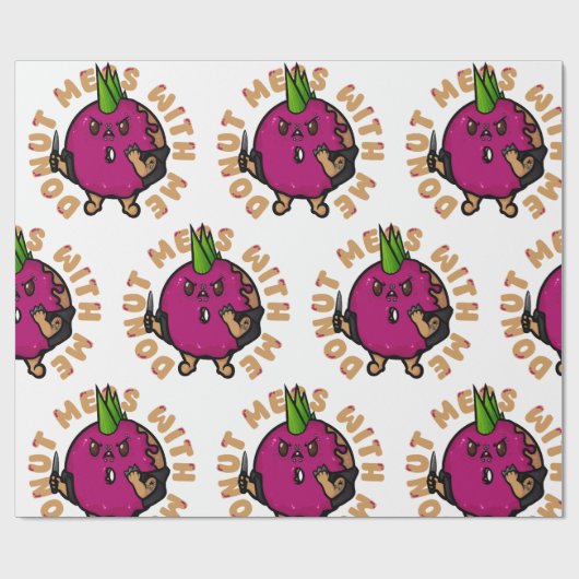 Donut mich mit mir geschenkpapier (Flach)