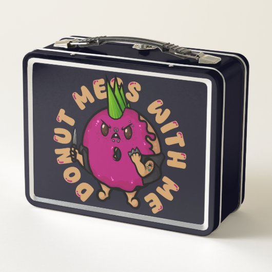 Donut mich mit mir metall brotdose (Rückseite)