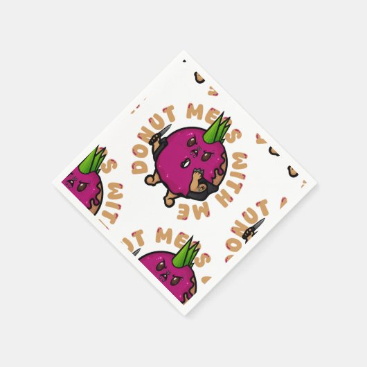 Donut mich mit mir serviette (Ecke)