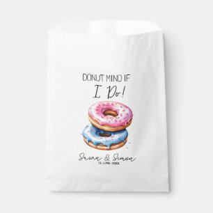 Donut Mind If I Do! Personalisierte Hochzeits-Donu Geschenktütchen