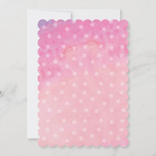 Donut Miss Birthday Einladung (Rückseite)