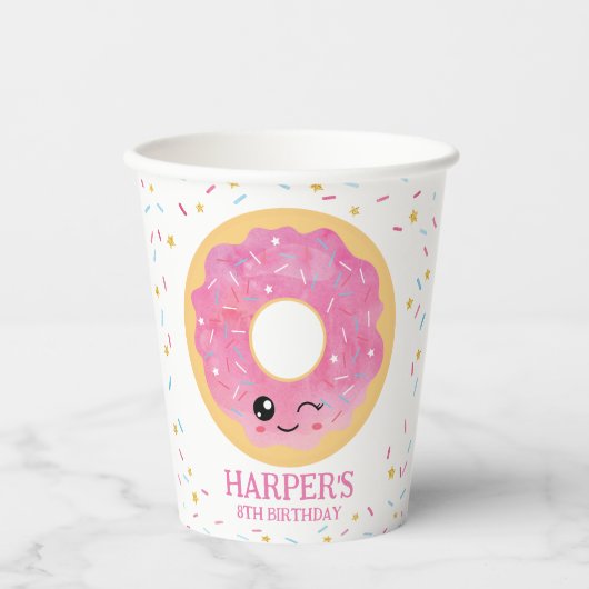 Donut Miss Out Pappbecher (Vorderseite)