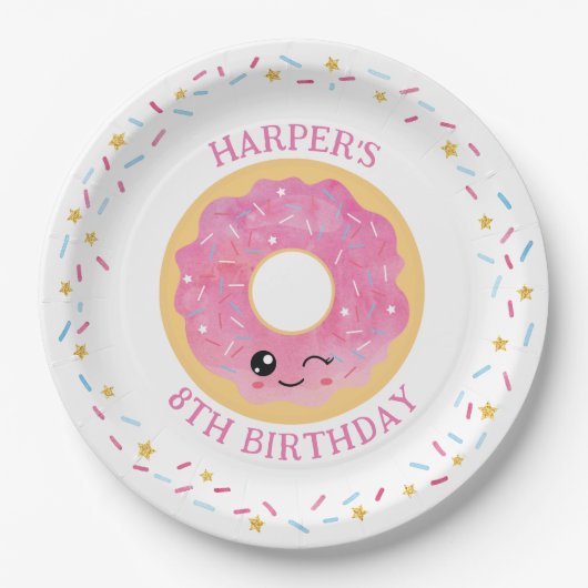 Donut Miss Out Pappteller (Vorderseite)