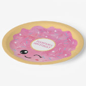 Donut Miss Out Pappteller (Schrägansicht)