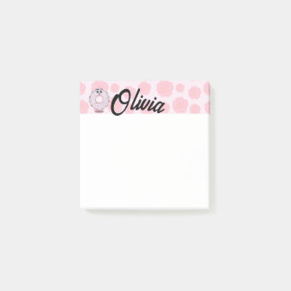 Donut mit Namen personalisiert Post-it Klebezettel