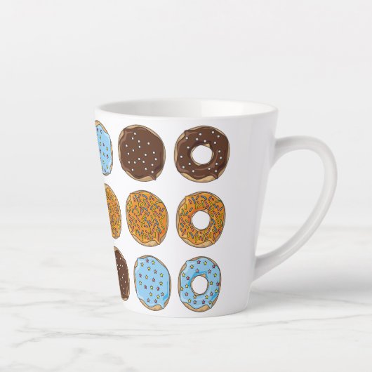 Donut mit Sprinklen Tasse - Süßes Essen Lover Gesc (Rechts)
