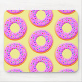 Donut mit Sprinklen Zeichnend Muster Mousepad (Vorne)