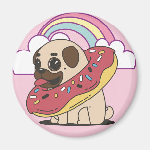 Donut Mops Magnet