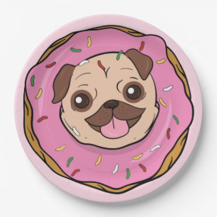 Donut-Mops Pappteller