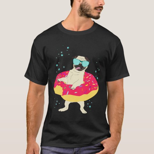 Donut-Mops - Rettungsring Klassik 691 T-Shirt (Vorderseite)