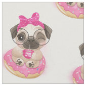Donut Mops Stoff (Nahaufnahme)