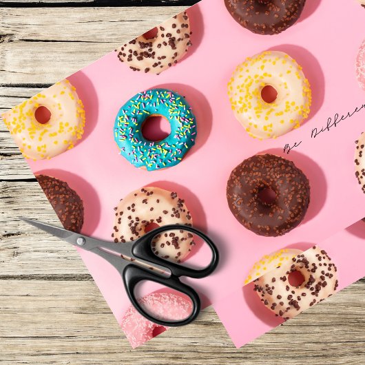 Donut-Muster, anders sein Seidenpapier