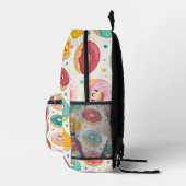 Donut-Muster Bedruckter Rucksack (Rechts)