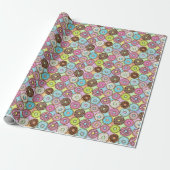 Donut-Muster Geschenkpapier (Ungerollt)