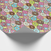 Donut-Muster Geschenkpapier (Ecke)