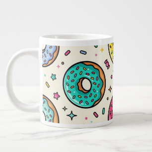 Donut-Muster Jumbo-Spezialtasse Jumbo-Tasse